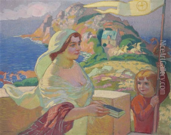 La Princesse Dans La Tour Oil Painting - Maurice Denis