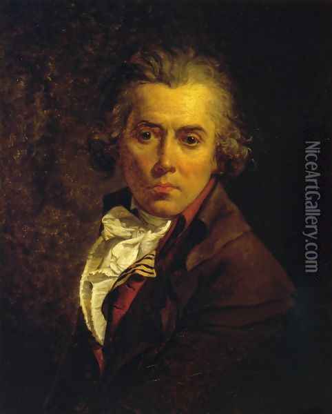 Self Portrait I Oil Painting - Jacques Louis David
