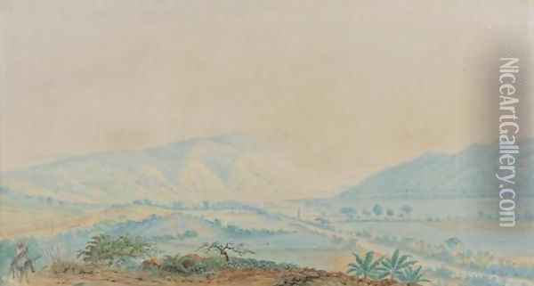 Valle de Caracas Oil Painting - Anton Goering