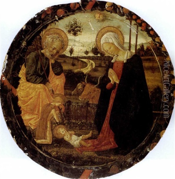 The Madonna And Child Oil Painting - Bernardino Fungai