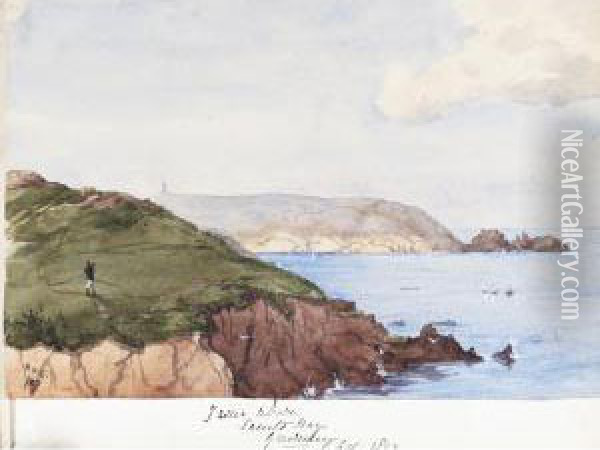 Views Of Jersey, England Oil Painting - Walter Balls Headley