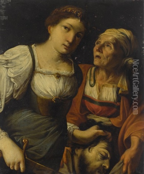 Judith With The Head Of Holofernes Oil Painting - Carlo Saraceni