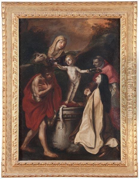 La Vergine Col Bambino Oil Painting - Carlo Cignani