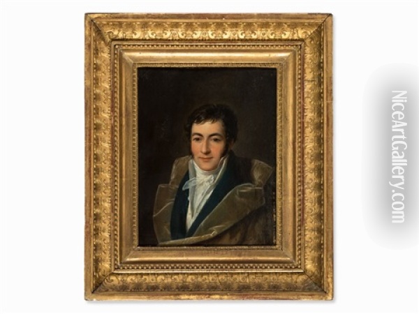 Portrait Of A Man Oil Painting - Jean Francois Garneray