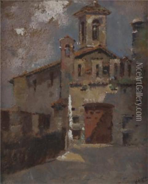 Chiesetta Ad Assisi Oil Painting - Antonio Reina