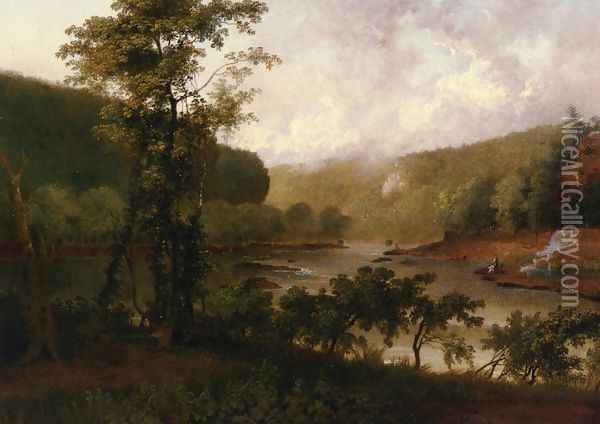 Harper's Ferry, Virginia Oil Painting - Thomas Doughty