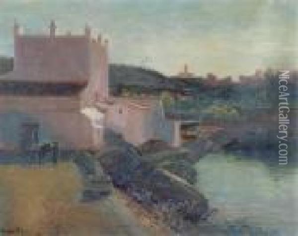 Arcala, Spain Oil Painting - Theodore Wores
