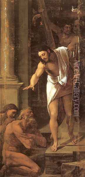 The Descent of Christ into Limbo 1516 Oil Painting - Sebastiano Del Piombo