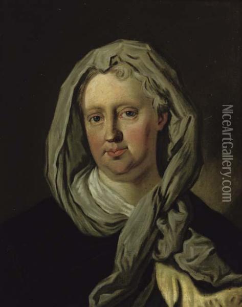 Portrait Of Vittoria Francesca Oil Painting - Jean Baptiste Greuze