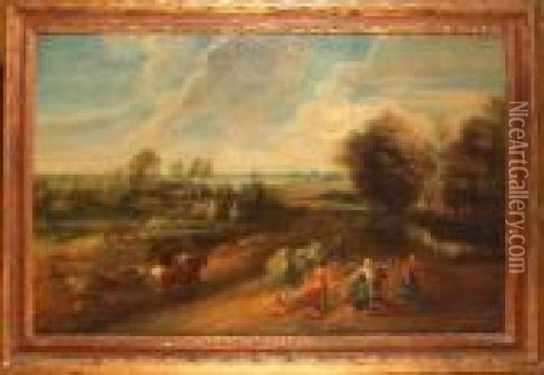 Le Retour Des Champs Oil Painting - Peter Paul Rubens
