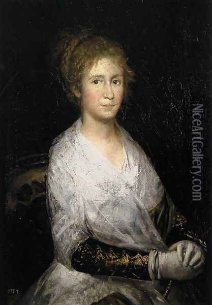 Josefa Bayeu (or Leocadia Weiss) Oil Painting - Francisco De Goya y Lucientes
