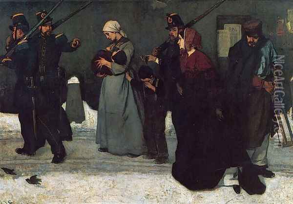 What is called Vagrancy Oil Painting - Alfred Stevens