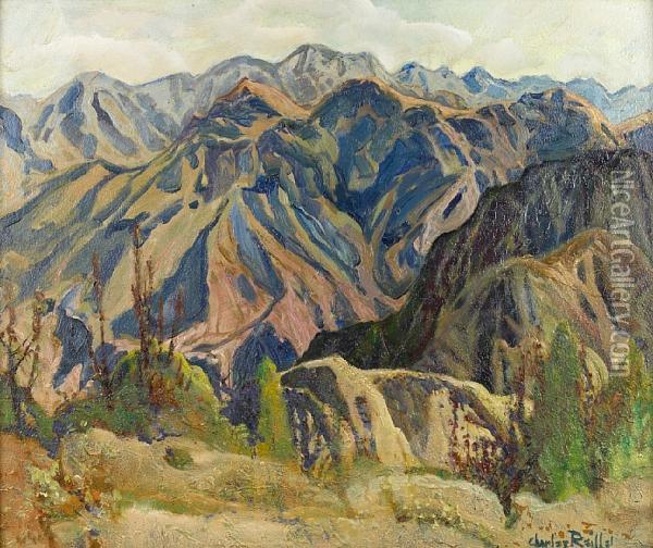 Mountain Barrier Oil Painting - Charles Reiffel