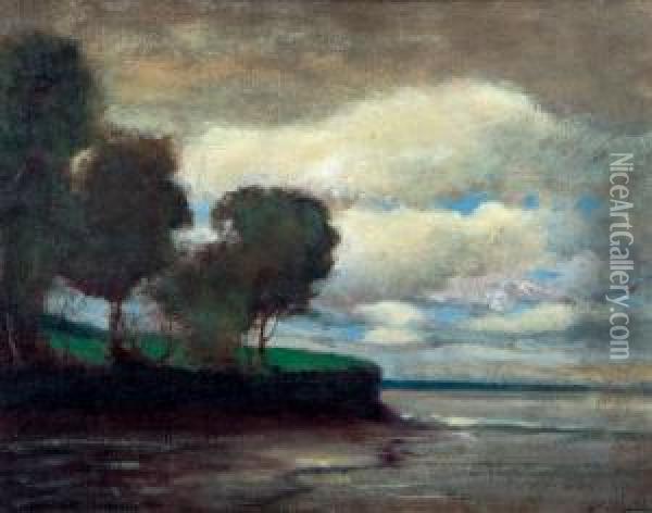 Snowdon Point, Bay Of Fundy Oil Painting - John A. Hammond
