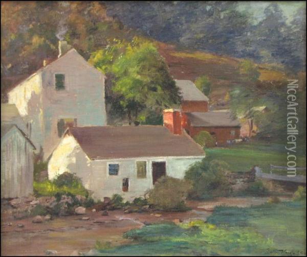 Pennsylvania Country Houses Oil Painting - Walter Clark