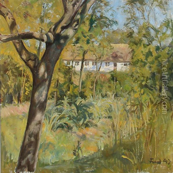 Landscape Oil Painting - Ludvig Find