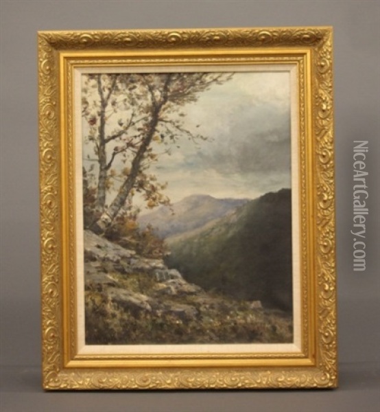 Hudson Valley Scene Oil Painting - William Hudson