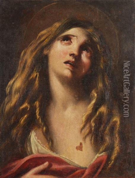 The Penitent Magdalene Oil Painting - Giacinto Brandi