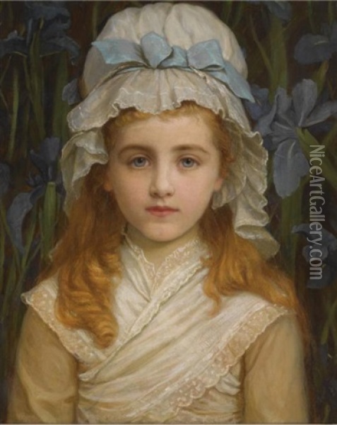 Lilla's A Lady Oil Painting - Kate Perugini