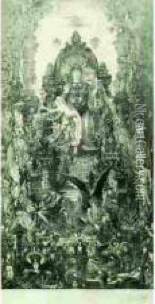 Semele. Oil Painting - Gustave Moreau
