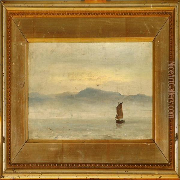 Fog In Scotland Oil Painting - C. F. Sorensen