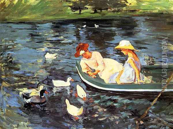 Summertime2 Oil Painting - Mary Cassatt