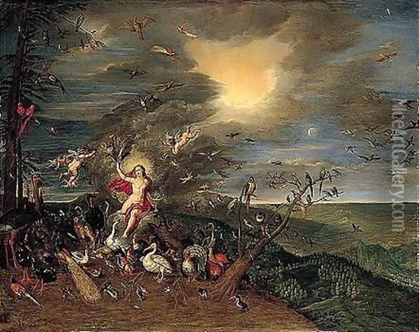 An Allegory Of Air Oil Painting - Jan Brueghel the Younger