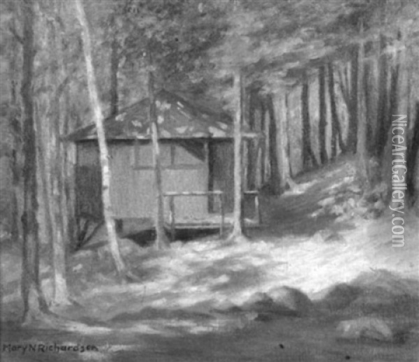 The Artist's Camp, Camden, Maine Oil Painting - Mary Neal Richardson