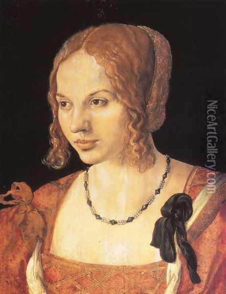 Portrait of a Young Venetian Woman I Oil Painting - Albrecht Durer