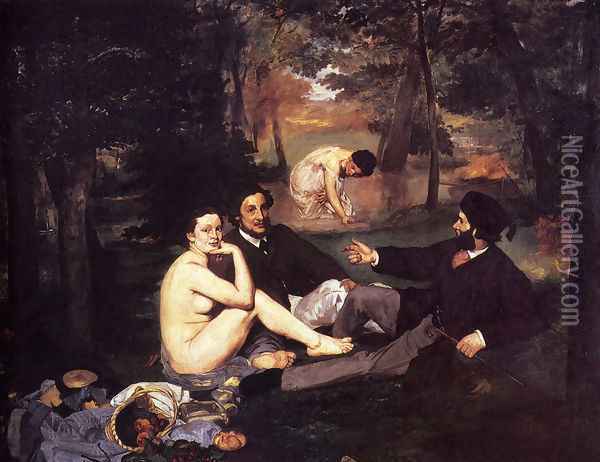 Dejeuner Sur L'Herbe Oil Painting - Edouard Manet