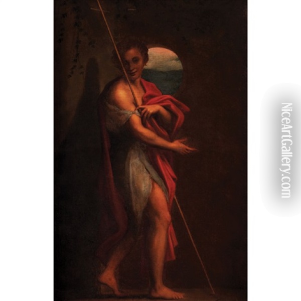 Saint John The Baptist Oil Painting -  Correggio