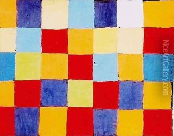 Farbtafel Oil Painting - Paul Klee