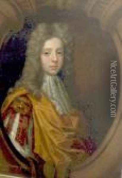Master George Audley Grey Oil Painting - Sir Peter Lely