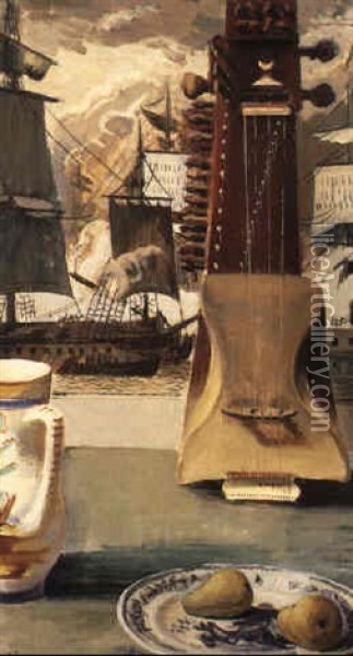 Still Life (gravure) Oil Painting - Ewald Dahlskog