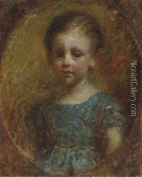 Portrait Of A Young Boy Oil Painting - Daniele Ranzoni
