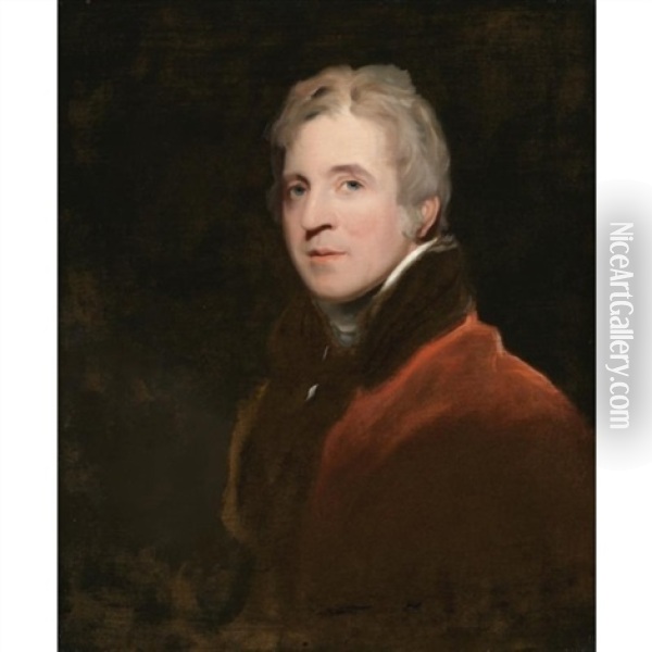 Portrait Of Sir George Howland Beaumont, 7th Bt. (1753-1827) Oil Painting - Thomas Lawrence