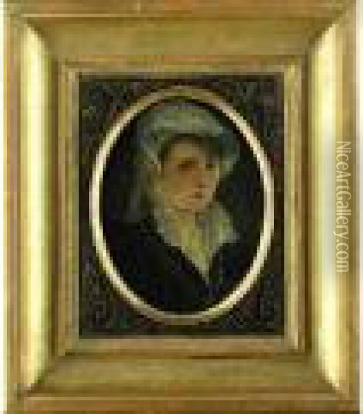 Portrait Einer Jungen Frau Oil Painting - Friedrich August von Kaulbach