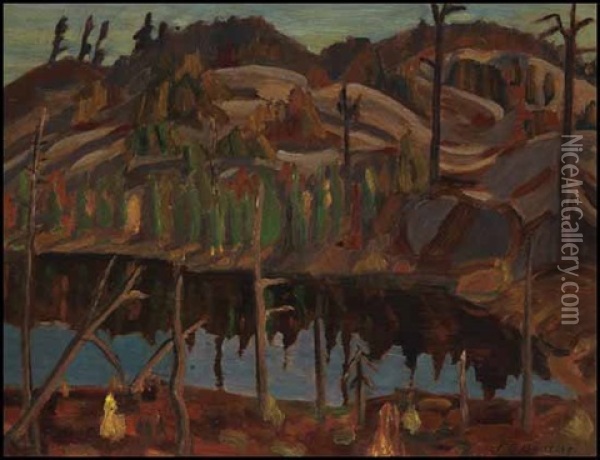 Northern Landscape Oil Painting - Sir Frederick Grant Banting