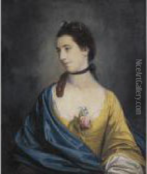 Portrait Of Mrs. Brown Oil Painting - Sir Joshua Reynolds