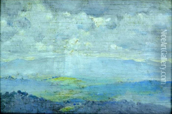 Cloudscape Oil Painting - Tom Roberts