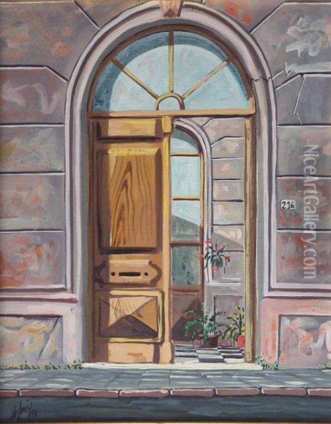 Puerta Oil Painting - Leon De