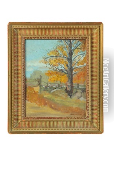 Fall Landscape Oil Painting - Maurice Braun