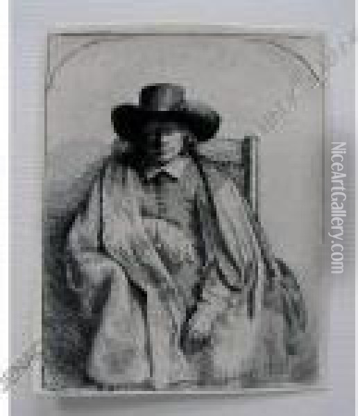Clement De Jonghe (print Seller) Oil Painting - Rembrandt Van Rijn