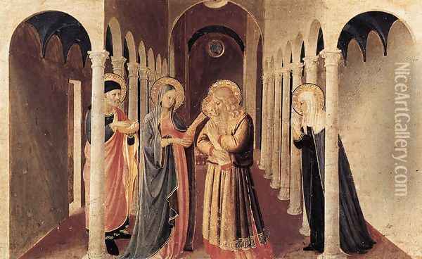 The Presentation of Christ in the Temple 1433 Oil Painting - Angelico Fra