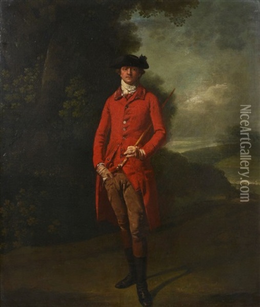Portrait Of Lord Spencer Hamilton (1742-1791) Oil Painting - Francis Wheatley