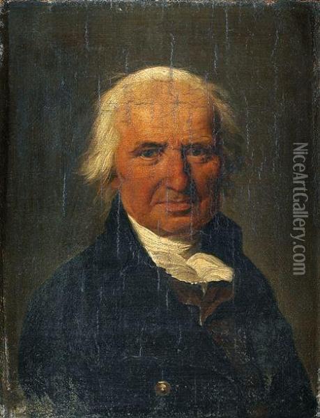 Portrait Du Pere De L'artiste Oil Painting - Louis Leopold Boilly