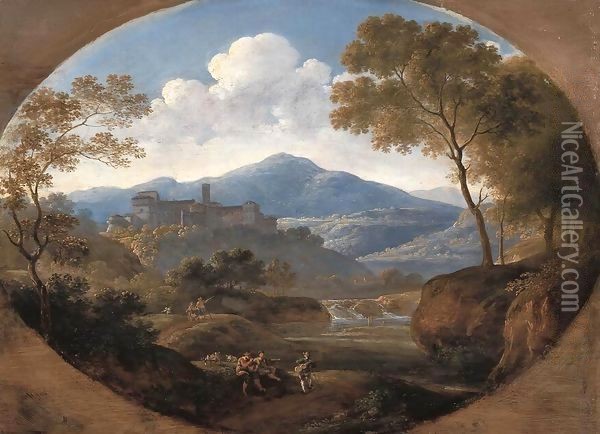 Grottaferrata near Rome Oil Painting - Georg Maximilian Johann Von Dillis