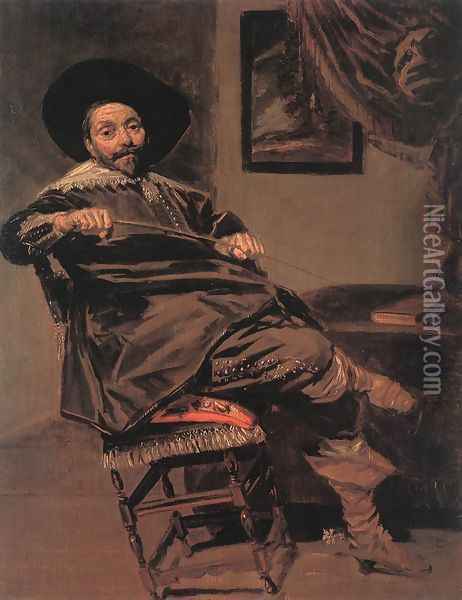 Willem van Heythuysen c. 1638 Oil Painting - Frans Hals