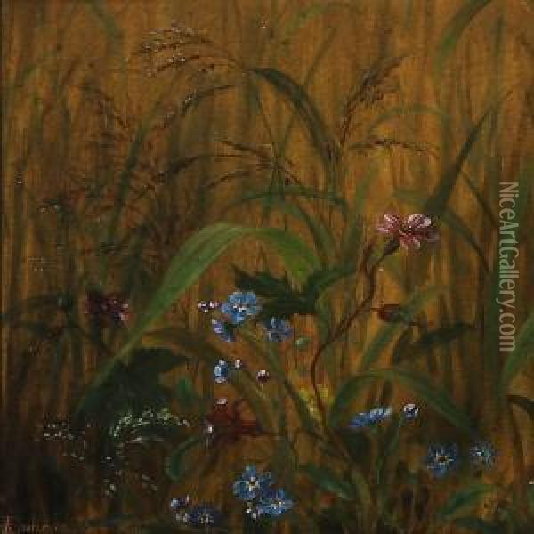 Meadow Flowers Oil Painting - Emma Thomsen