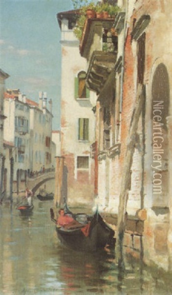 Venice Oil Painting - Patrick William Adam